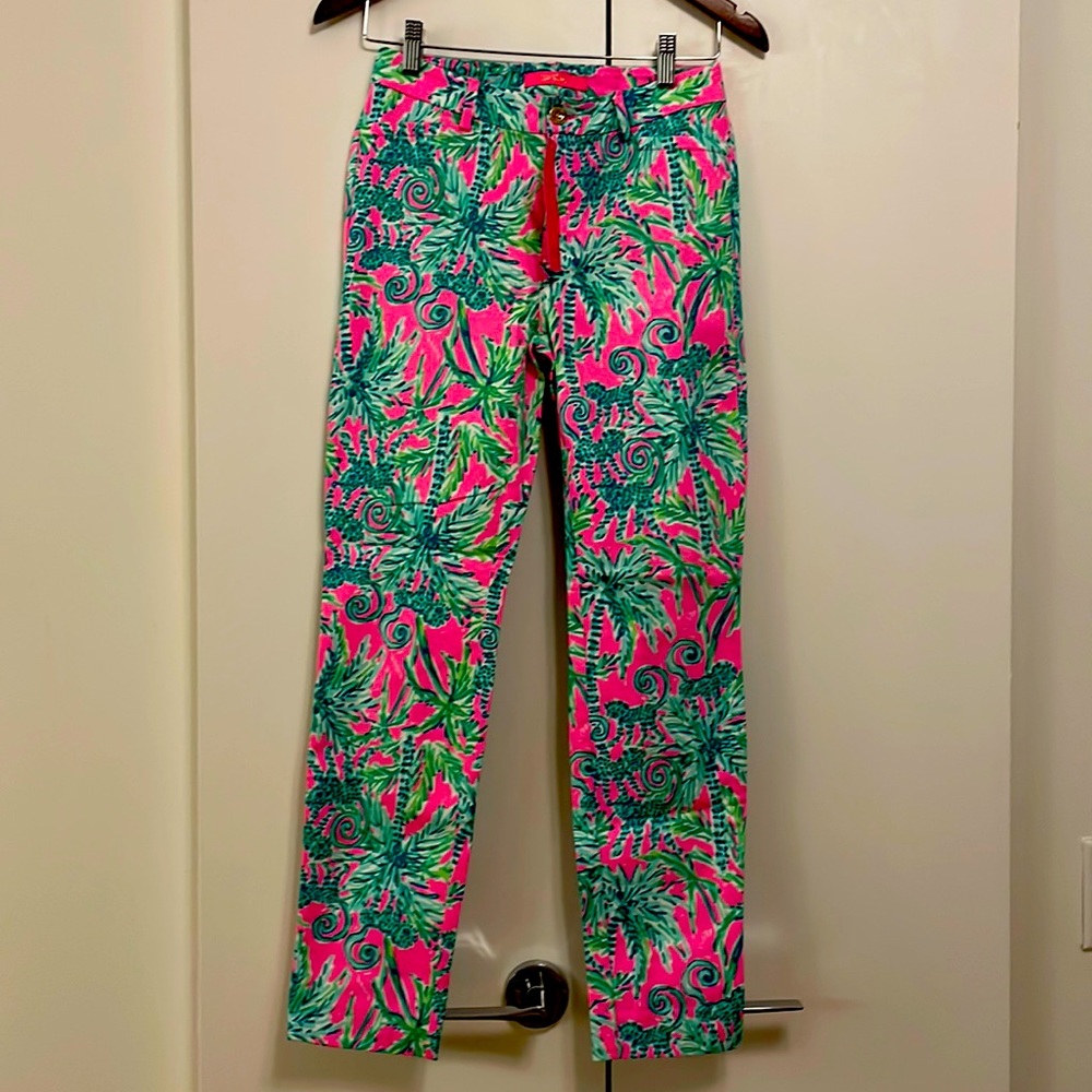 Lilly Pulitzer Kelly High Rise Skinny Ankle Pant NWT